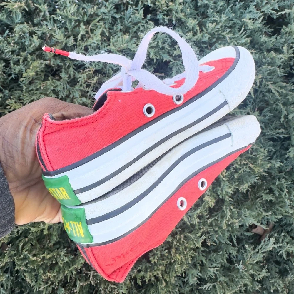 Converse All Star Crayola Scarlet Low Top Toddler Sneaker‎ Size 11 Orange Shoes
